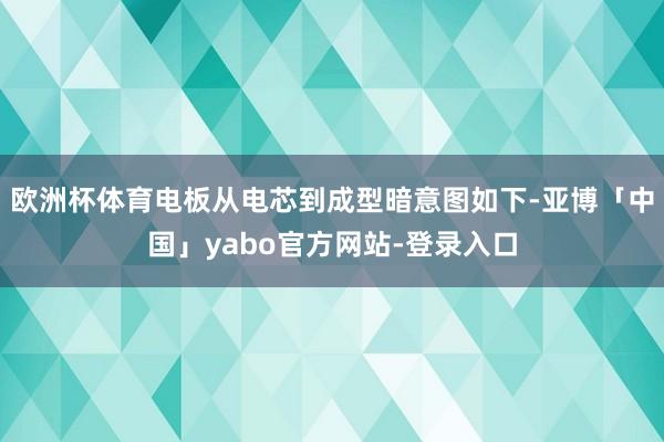 欧洲杯体育电板从电芯到成型暗意图如下-亚博「中国」yabo官方网站-登录入口